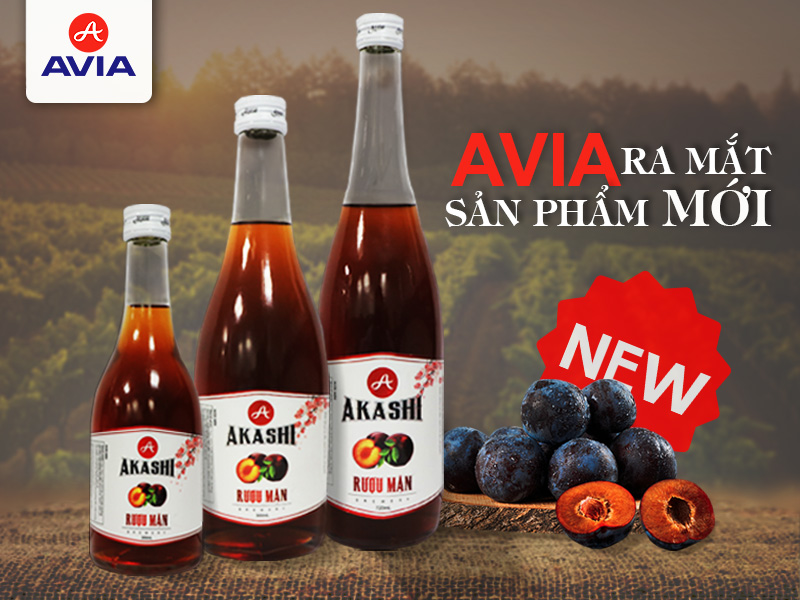avia ra mắt rượu akashi mận
