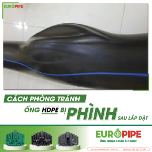 phình ống hdpe